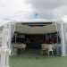 Pi avanti ecco il gazebo che accoglie i fedeli